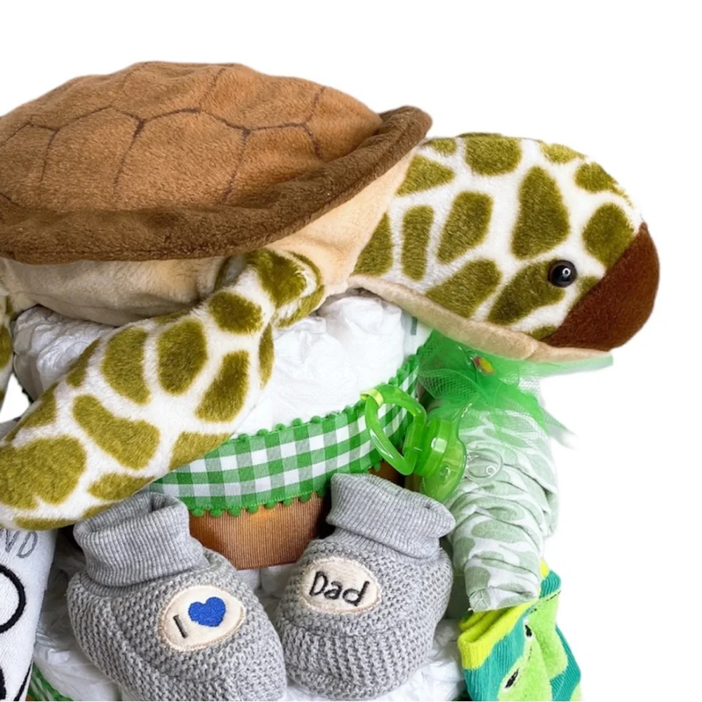 Turtle Diaper Cake